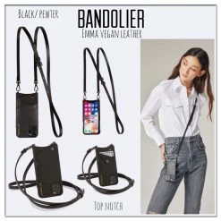 Bandolier EMMA Street Style Plain IPhone 8 IPhone 8 Plus IPhone X IPhone XS For Women Black/pewter X Iphone 13 Pro -Bandolier Online Shop org 6334