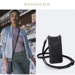 Bandolier EMMA Plain Leather Accessories For Women New Black X Xs/x 10 Bandolier EMMA Plain Leather Accessories For Women New Black X Xs/x -Bandolier Online Shop org 6375