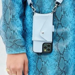 Bandolier 2020 Cruise Unisex Street Style Plain Leather IPhone 8 IPhone 8 Plus For Women Light Blue/navy/silver X Iphone11pro -Bandolier Online Shop org 6392