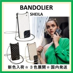 Bandolier Unisex Studded Street Style Chain Plain IPhone 8 For Women Creme/gold X Iphone 11 Pro