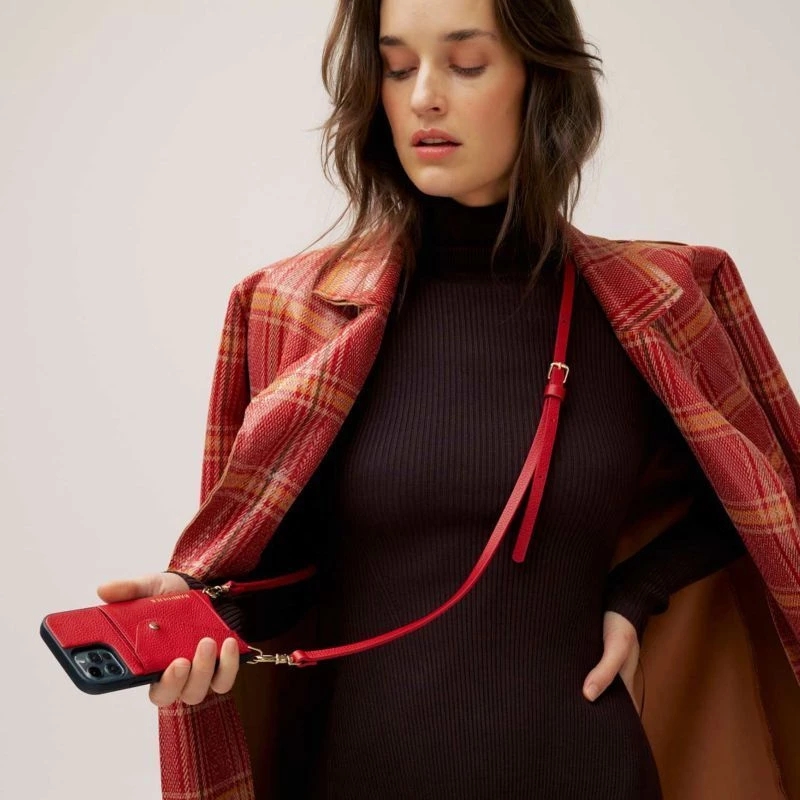 Bandolier Unisex Leather Logo IPhone 13 Mini IPhone 13 Pro For Women Light Jade X Iphone12 4 Bandolier Unisex Leather Logo IPhone 13 Mini IPhone 13 Pro For Women Light Jade X Iphone12 - Image 4