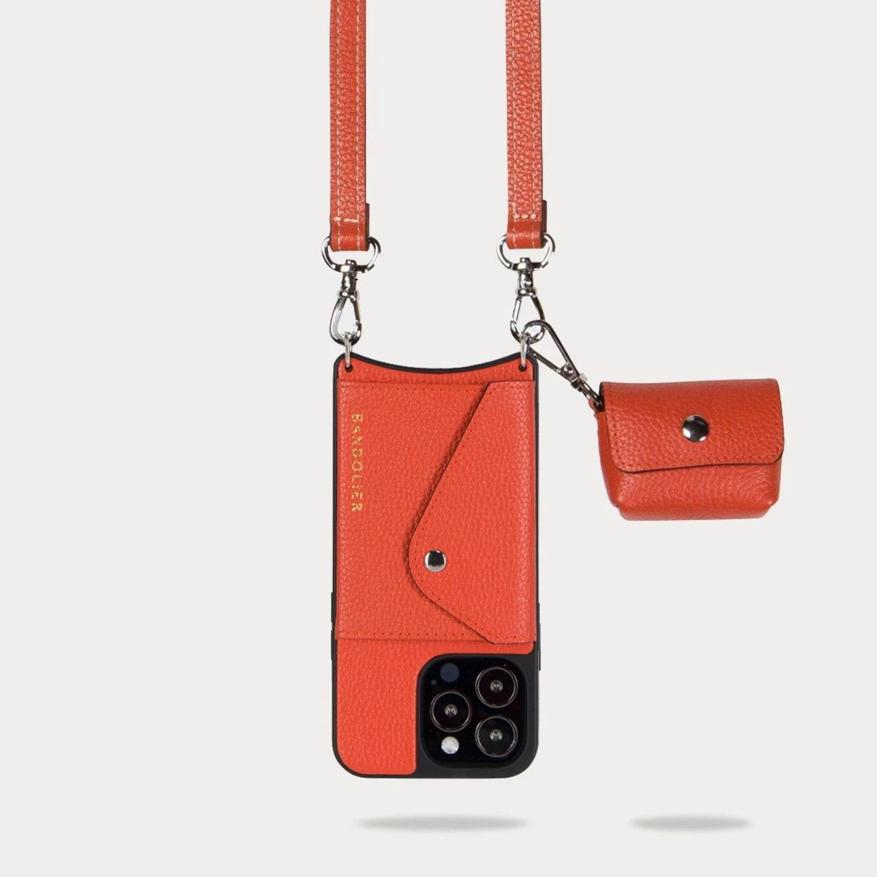 Bandolier Unisex Plain Leather Co-ord IPhone 13 IPhone 13 Mini For Women Airpod 3 X Iphone 12 Pro Max 2 Bandolier Unisex Plain Leather Co-ord IPhone 13 IPhone 13 Mini For Women Airpod 3 X Iphone 12 Pro Max - Image 2