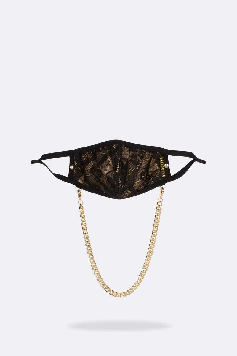 Bandolier 2021 Cruise Street Style Face Masks For Women Black/gold X One Size 3 Bandolier 2021 Cruise Street Style Face Masks For Women Black/gold X One Size - Image 3