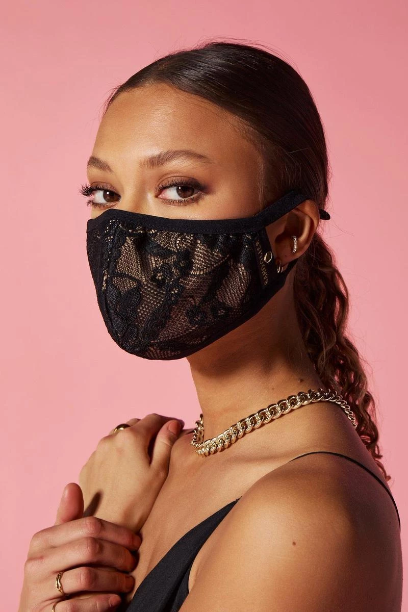 Bandolier 2021 Cruise Street Style Face Masks For Women Black/gold X One Size 10 Bandolier 2021 Cruise Street Style Face Masks For Women Black/gold X One Size - Image 10
