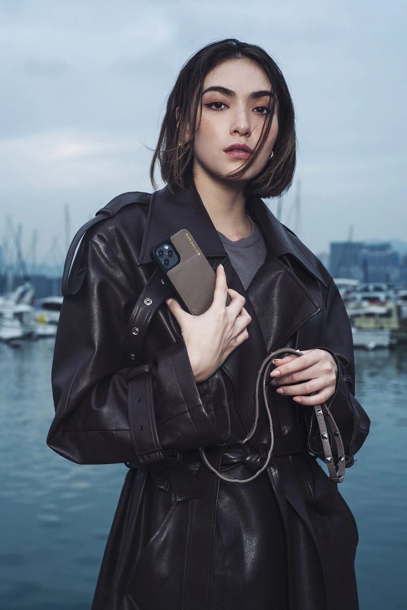 Bandolier 2020-21FW Unisex Street Style Plain Leather IPhone 8 IPhone 8 Plus For Women Dark Taupe/silver X Iphonexs/x 8 Bandolier 2020-21FW Unisex Street Style Plain Leather IPhone 8 IPhone 8 Plus For Women Dark Taupe/silver X Iphonexs/x - Image 8