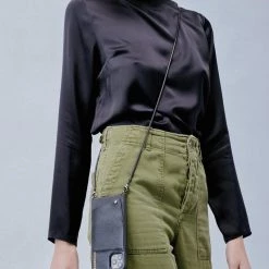 Bandolier 2020-21FW Unisex Street Style Plain Leather IPhone 8 IPhone 8 Plus For Women Black/pewter X Iphone678plus -Bandolier Online Shop org 6547