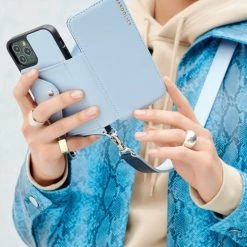 Bandolier 2020 Cruise Unisex Street Style Plain Leather IPhone 8 IPhone 8 Plus For Women Light Blue/navy/silver X Iphonexs/x -Bandolier Online Shop org 6557