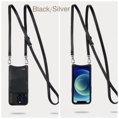 Bandolier EMMA 2021 SS Plain Leather IPhone 8 IPhone 8 Plus IPhone X IPhone XS For Women Black/pewter X Iphone 11 Pro Max -Bandolier Online Shop org 656