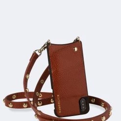 Bandolier 2020 Cruise Unisex Street Style Plain Leather IPhone 8 IPhone 8 Plus For Women Spice/gold X Iphonexs/x -Bandolier Online Shop org 6570