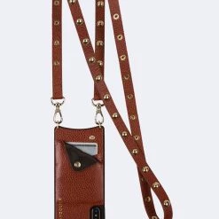 Bandolier 2020 Cruise Unisex Street Style Plain Leather IPhone 8 IPhone 8 Plus For Women Spice/gold X Iphonexs/x -Bandolier Online Shop org 6572