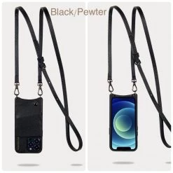 Bandolier EMMA 2021 SS Plain Leather IPhone 8 IPhone 8 Plus IPhone X IPhone XS For Women Black/pewter X Iphone 11 Pro Max -Bandolier Online Shop org 658