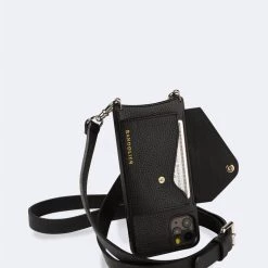 Bandolier 2020 Cruise Unisex Street Style Plain Leather IPhone 8 IPhone 8 Plus For Women Black/silver X Iphonexs/x -Bandolier Online Shop org 6595