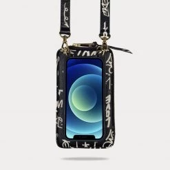 Bandolier Unisex Leather Co-ord IPhone 13 IPhone 13 Mini IPhone 13 Pro For Women Love Print/gold X Iphone 13 -Bandolier Online Shop org 6621