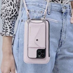 Bandolier EMMA 2021 SS Plain Leather IPhone 8 IPhone 8 Plus IPhone X IPhone XS For Women Black/pewter X Iphone 11 Pro Max -Bandolier Online Shop org 665