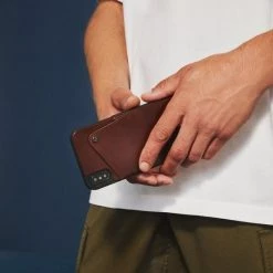 Bandolier 2019-20FW Unisex Plain Leather IPhone 8 IPhone 8 Plus IPhone X For Men Black/pewter X Iphone X/xs -Bandolier Online Shop org 6680