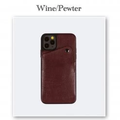 Bandolier 2019-20FW Unisex Plain Leather IPhone 8 IPhone 8 Plus IPhone X For Men Black/pewter X Iphone X/xs -Bandolier Online Shop org 6682