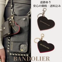 Bandolier Online Shop 18 Bandolier 2020 Cruise Heart Unisex Studded Street Style Plain Leather IPhone 8 For Women Black/pink/silver X Domestic Rush +1000