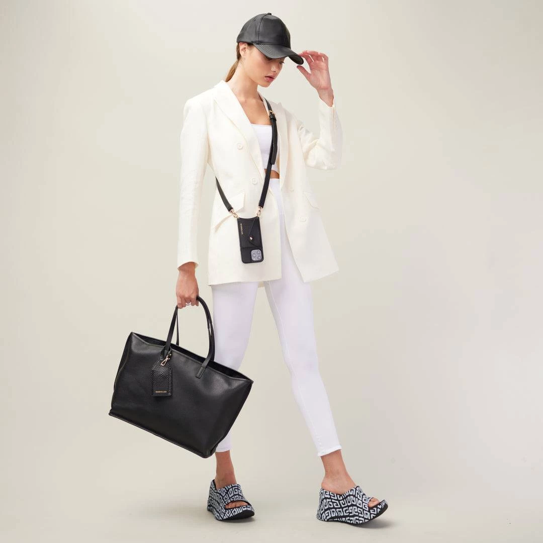 Bandolier Unisex Plain Leather Logo Accessories For Women Poppy Red/gold X One Size 3 Bandolier Unisex Plain Leather Logo Accessories For Women Poppy Red/gold X One Size - Image 3