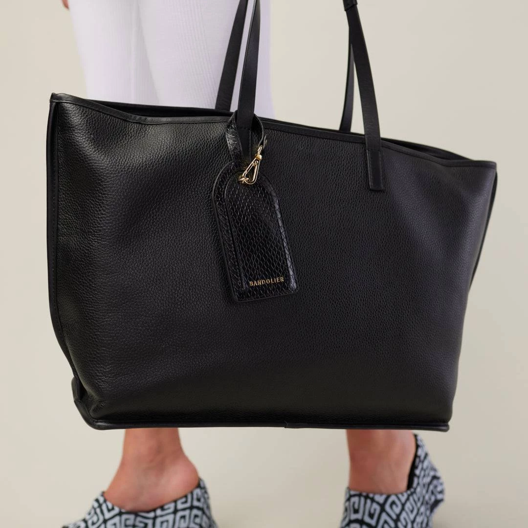 Bandolier Unisex Plain Leather Logo Accessories For Women Poppy Red/gold X One Size 4 Bandolier Unisex Plain Leather Logo Accessories For Women Poppy Red/gold X One Size - Image 4