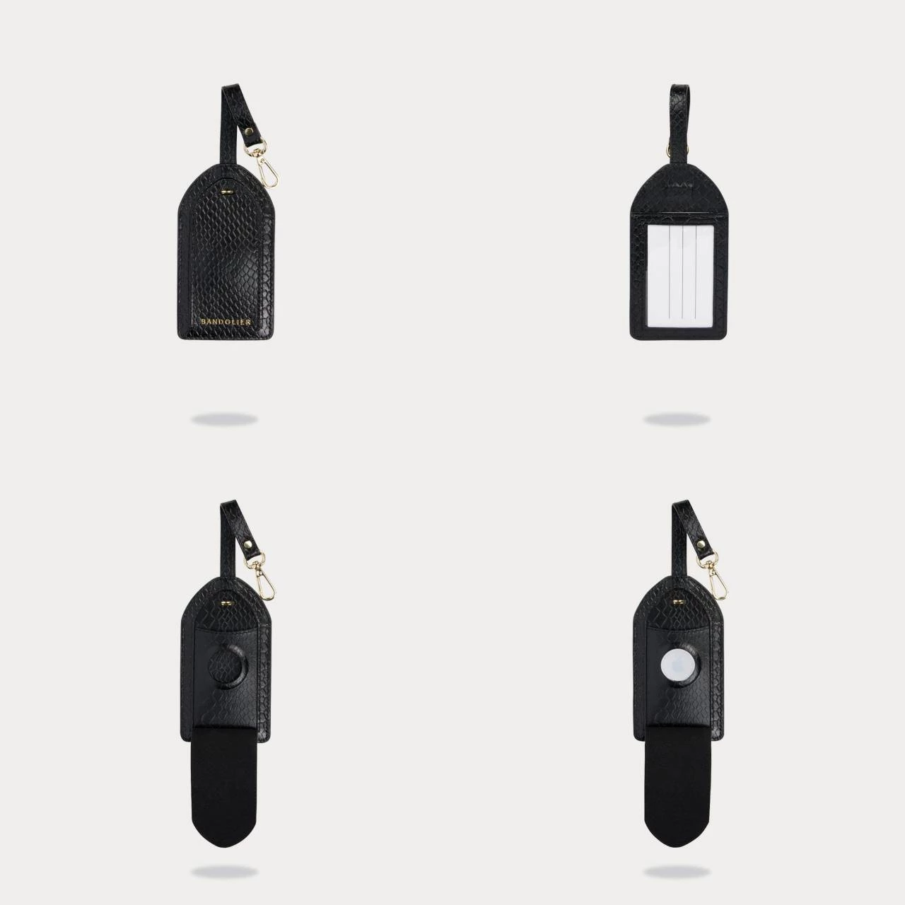 Bandolier Unisex Plain Leather Logo Accessories For Women Poppy Red/gold X One Size 8 Bandolier Unisex Plain Leather Logo Accessories For Women Poppy Red/gold X One Size - Image 8