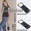 Bandolier Chain Plain Leather Logo IPhone 11 Pro IPhone 11 Pro Max For Women Black/gold X Iphone 12 / 12 Pro