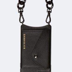 Bandolier Chain Plain Leather Logo IPhone 11 Pro IPhone 11 Pro Max For Women Black/gold X Iphone 12 / 12 Pro -Bandolier Online Shop org 6836