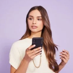 Bandolier 2019 SS Street Style Plain IPhone 8 IPhone 8 Plus IPhone X IPhone XS For Women Black/pewter X Iphone Xs/max -Bandolier Online Shop org 6856