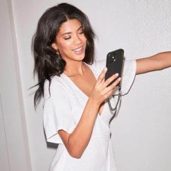 Bandolier 2019 SS Street Style Plain IPhone 8 IPhone 8 Plus IPhone X IPhone XS For Women Black/pewter X Iphone Xs/max -Bandolier Online Shop org 6862