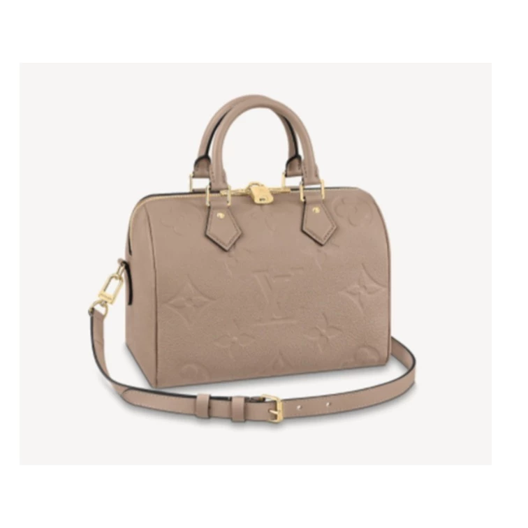 Louis Vuitton MONOGRAM EMPREINTE 2021-22FW Speedy Bandoulière 25 (M59273) For Women Gray (inventory Confirmation Required) X One Size 3 Louis Vuitton MONOGRAM EMPREINTE 2021-22FW Speedy Bandoulière 25 (M59273) For Women Gray (inventory Confirmation Required) X One Size - Image 3