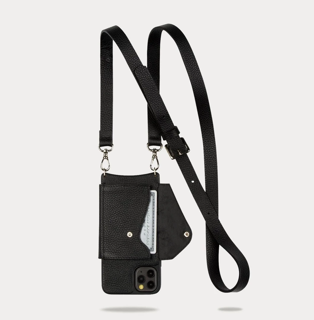 Bandolier Plain Leather IPhone 8 IPhone 8 Plus IPhone X IPhone XS For Women Black/gold X Iphone 11 Pro 9 Bandolier Plain Leather IPhone 8 IPhone 8 Plus IPhone X IPhone XS For Women Black/gold X Iphone 11 Pro - Image 9