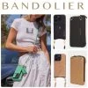 Bandolier Plain Leather Logo IPhone 13 IPhone 13 Mini IPhone 13 Pro For Women Tan/gold X Iphone12/12 Pro