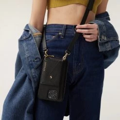 Bandolier Plain Leather Logo IPhone 13 IPhone 13 Mini IPhone 13 Pro For Women Tan/gold X Iphone12/12 Pro -Bandolier Online Shop org 6957