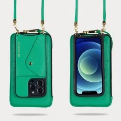 Bandolier Plain Leather Logo IPhone 13 IPhone 13 Mini IPhone 13 Pro For Women Tan/gold X Iphone12/12 Pro -Bandolier Online Shop org 6961