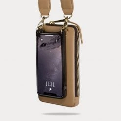 Bandolier Plain Leather Logo IPhone 13 IPhone 13 Mini IPhone 13 Pro For Women Tan/gold X Iphone12/12 Pro -Bandolier Online Shop org 6966