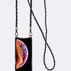 Bandolier 2020 Cruise Unisex Street Style Plain Leather IPhone 8 IPhone 8 Plus For Women Black/pewter X Iphone6/7/8plus -Bandolier Online Shop org 7017