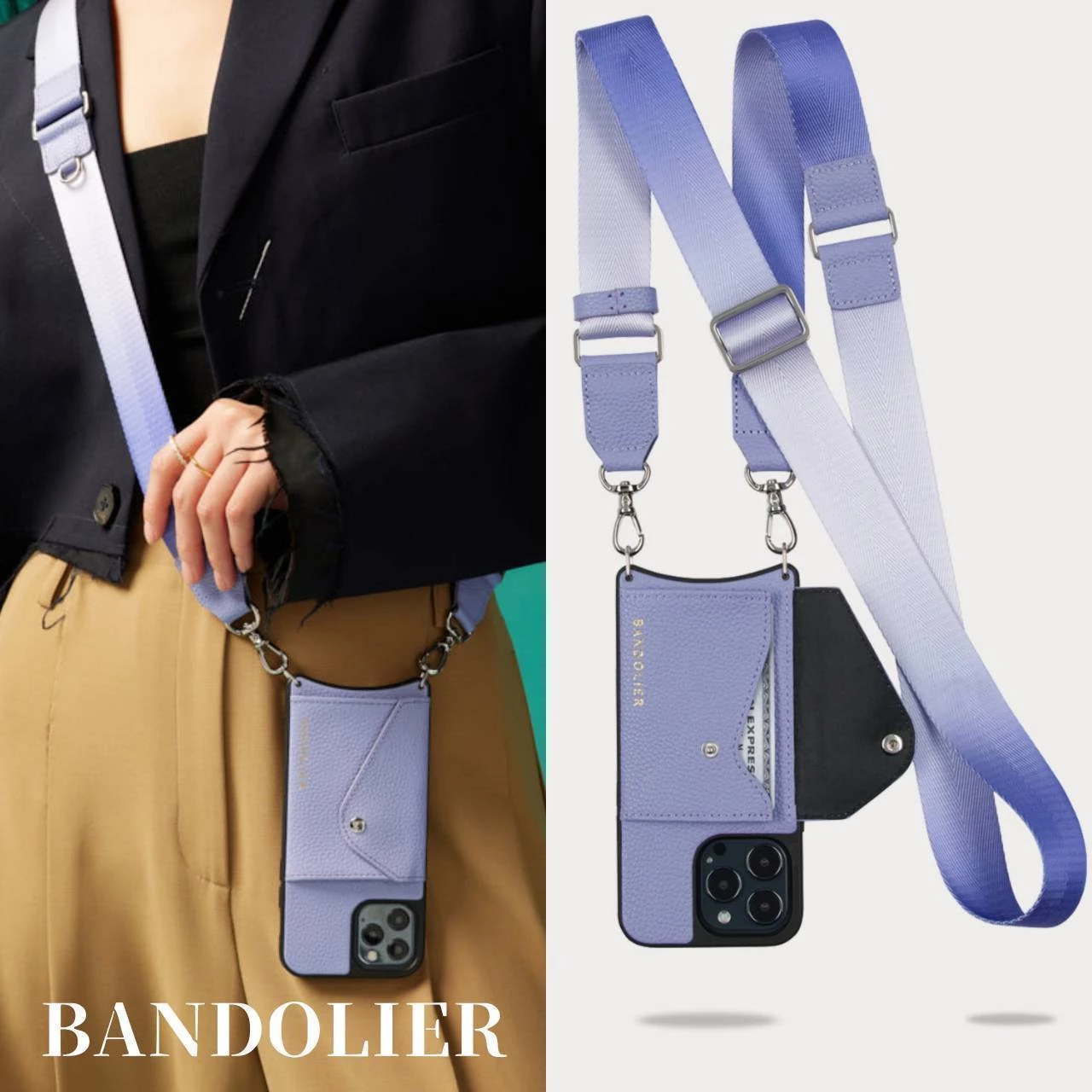 Bandolier Plain Leather IPhone 13 IPhone 13 Mini IPhone 13 Pro For Women Lavender/silver X Iphone 12 Pro Max 1 Bandolier Plain Leather IPhone 13 IPhone 13 Mini IPhone 13 Pro For Women Lavender/silver X Iphone 12 Pro Max
