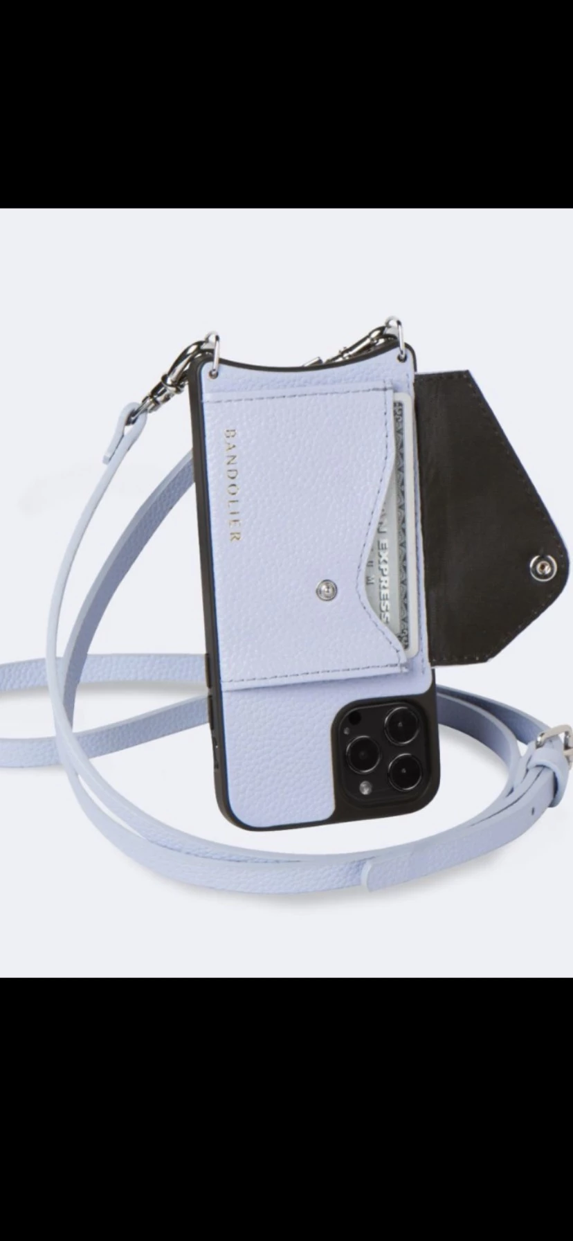 Bandolier Unisex Plain Leather Logo IPhone 13 IPhone 13 Mini For Women Periwinkle X Iphone13pro 7 Bandolier Unisex Plain Leather Logo IPhone 13 IPhone 13 Mini For Women Periwinkle X Iphone13pro - Image 7