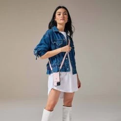 Bandolier Unisex Street Style Plain Leather IPhone 8 IPhone 8 Plus For Women Primrose/silver X Iphonexsmax -Bandolier Online Shop org 7113