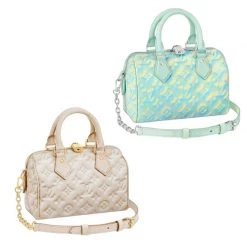 Louis Vuitton SPEEDY 2022-23FW Monogram Casual Style 2WAY Leather Crossbody Logo Handbags (M46163, M46092) For Women Vert Deau (inventory Check Required) X One Size -Bandolier Online Shop org 7136