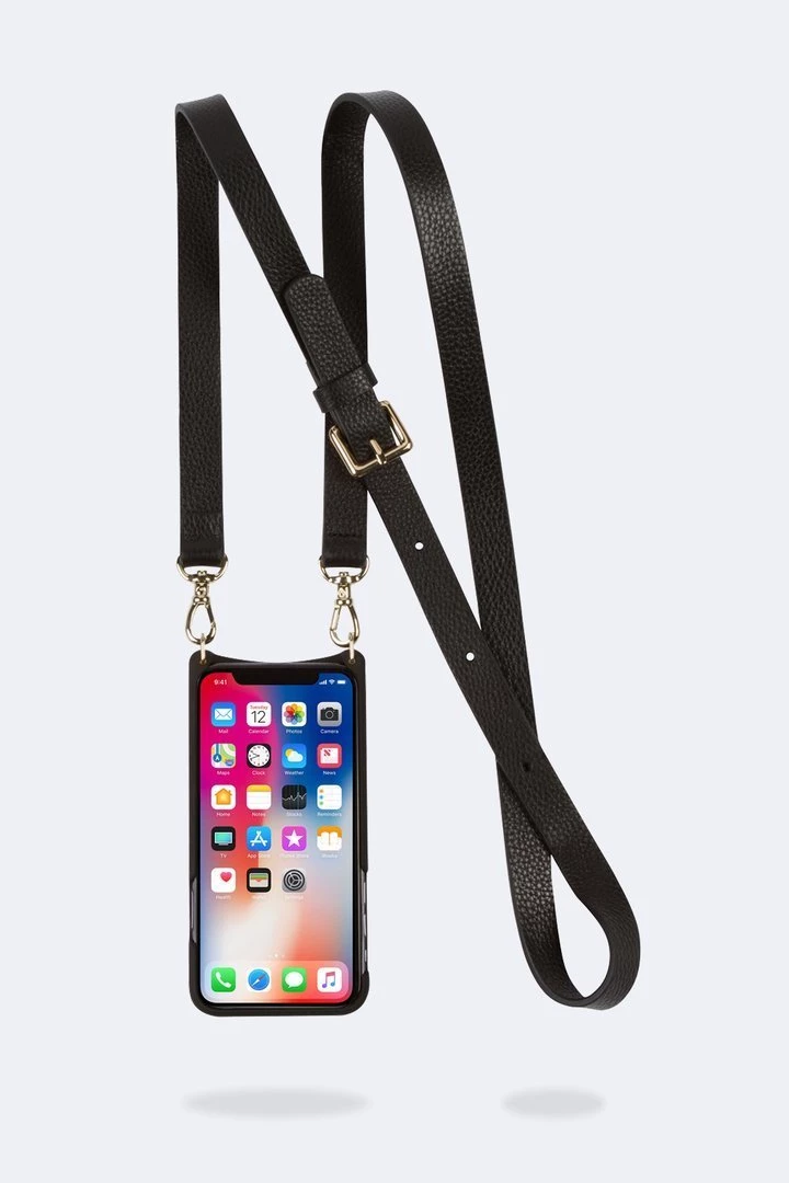 Bandolier 2020 Cruise Unisex Street Style Plain Leather IPhone 8 IPhone 8 Plus For Women Black/gold X Iphone12/12pro 10 Bandolier 2020 Cruise Unisex Street Style Plain Leather IPhone 8 IPhone 8 Plus For Women Black/gold X Iphone12/12pro - Image 10