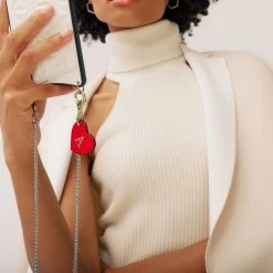 Bandolier Heart Street Style Plain Leather Tech Accessories For Women Your Favorite Initials X N -Bandolier Online Shop org 7203