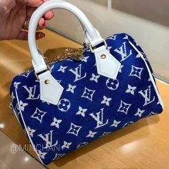 Louis Vuitton SPEEDY 2022 SS 22FW SPEEDY Blue One-size Shoulderbags (M20751) For Women Blue X 0
