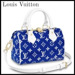 Louis Vuitton SPEEDY 2022 SS 22FW SPEEDY Blue One-size Shoulderbags (M20751) For Women Blue X 0 -Bandolier Online Shop org 7210