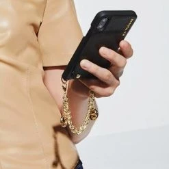 Bandolier 2019 Cruise Heart Studded Chain IPhone 8 IPhone 8 Plus IPhone X For Women Heart Charm X One Size -Bandolier Online Shop org 7222