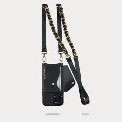 Bandolier Plain Leather Logo IPhone 13 IPhone 13 Pro IPhone 13 Pro Max For Women Black/silver X Iphone 13 -Bandolier Online Shop org 7320