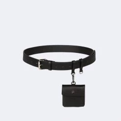 Bandolier Chain Plain Leather Tech Accessories For Women Black/pewter X One Size -Bandolier Online Shop org 7356