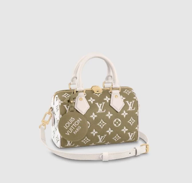 Louis Vuitton Monogram 2WAY Shoulder Speedy Bandolier 20 (M46118) For Women Kaki / Beige X One Size 7 Louis Vuitton Monogram 2WAY Shoulder Speedy Bandolier 20 (M46118) For Women Kaki / Beige X One Size - Image 7