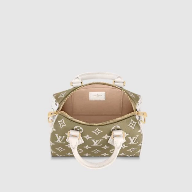 Louis Vuitton Monogram 2WAY Shoulder Speedy Bandolier 20 (M46118) For Women Kaki / Beige X One Size 10 Louis Vuitton Monogram 2WAY Shoulder Speedy Bandolier 20 (M46118) For Women Kaki / Beige X One Size - Image 10