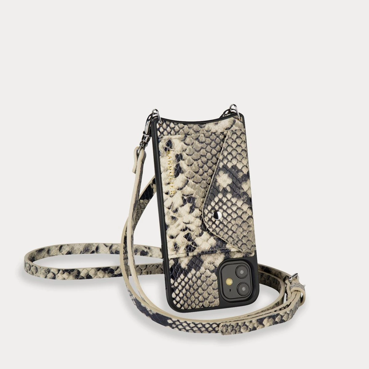 Bandolier Leather Python IPhone 11 Pro IPhone 11 Pro Max IPhone 11 For Women Black Snake/beige/silver X Iphone 12 Pro Max 7 Bandolier Leather Python IPhone 11 Pro IPhone 11 Pro Max IPhone 11 For Women Black Snake/beige/silver X Iphone 12 Pro Max - Image 7