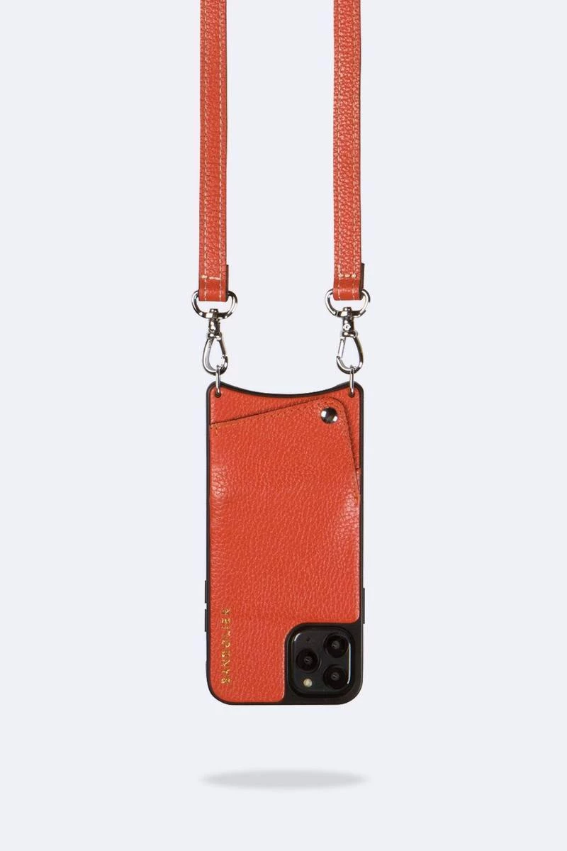 Bandolier 2020-21FW Unisex Street Style Plain Leather IPhone 8 IPhone 8 Plus For Women Orange/silver X Iphone13promax 5 Bandolier 2020-21FW Unisex Street Style Plain Leather IPhone 8 IPhone 8 Plus For Women Orange/silver X Iphone13promax - Image 5